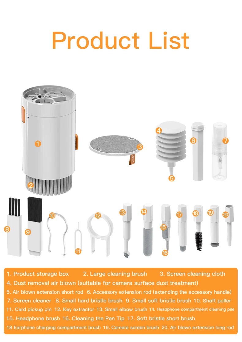 20-in-1 Cleaner kit Computer Brush
