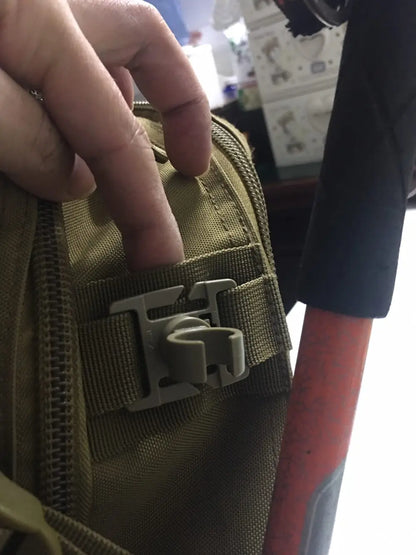Lampe de poche pivotante à anneau en U pour sac à dos de travail