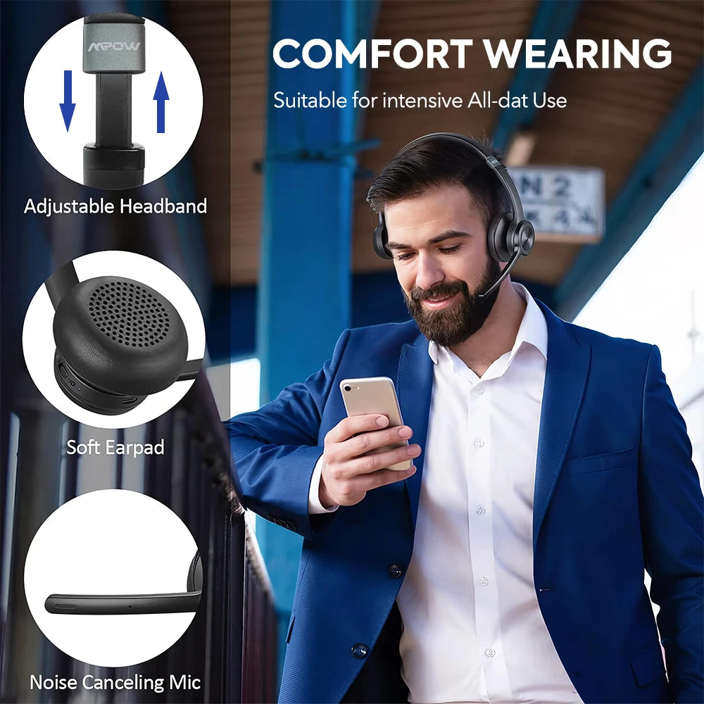 Auriculares Bluetooth 5.3 Mpow HC9