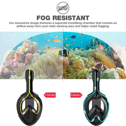 Underwater Scuba Anti Fog Full Face Diving Mask
