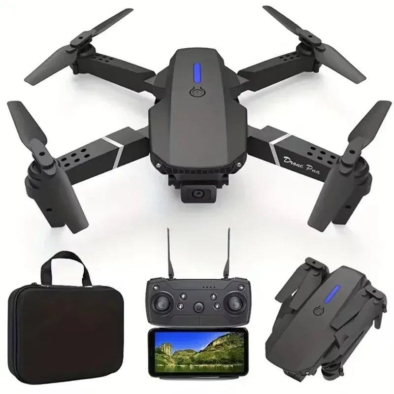 E88Pro Foldable RC Drone 4K/1080P HD Cam