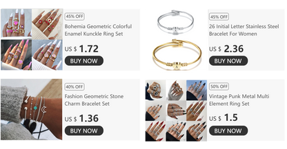 Bracelet manchette en acier inoxydable avec lettre initiale