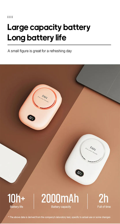 Portable Hanging Neck Fan