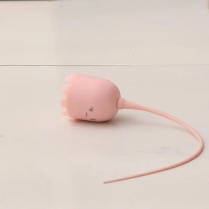 Electric Cat Teasing Stick Tail Wagging Toy