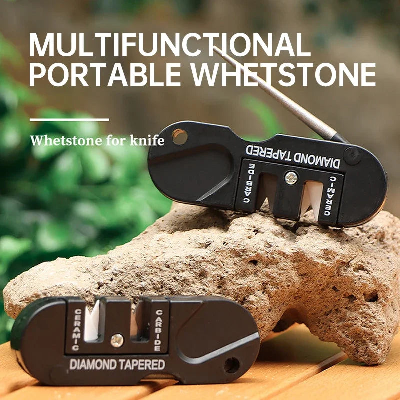Portable 4-in-1 Whetstone Sharpener
