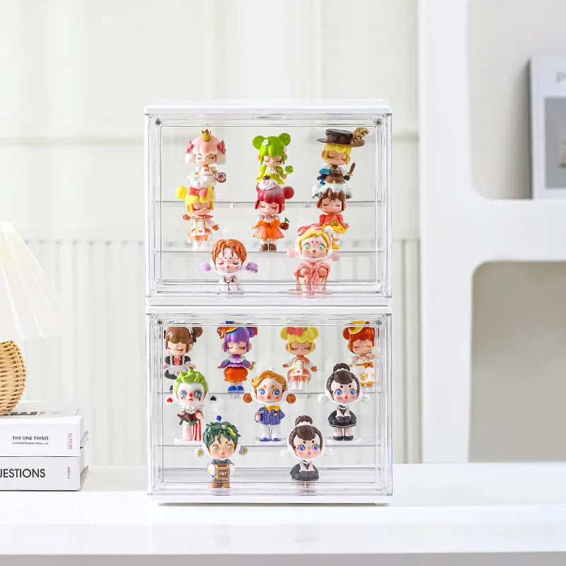 Clear Display Box Stackable Plastic Storage