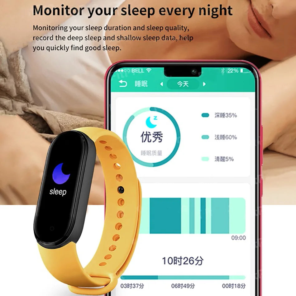 M6 Smart Watch Men Women Fitness Smart Bracelet