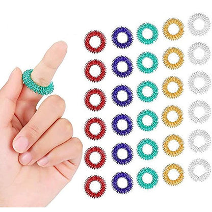 Acupressure Ring Set for Stress Reducer Massager - BestShop
