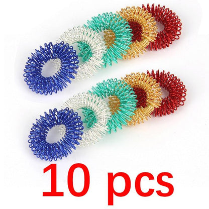 Acupressure Ring Set for Stress Reducer Massager - BestShop