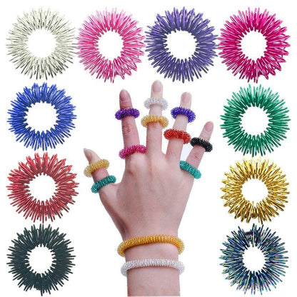 Acupressure Ring Set for Stress Reducer Massager - BestShop