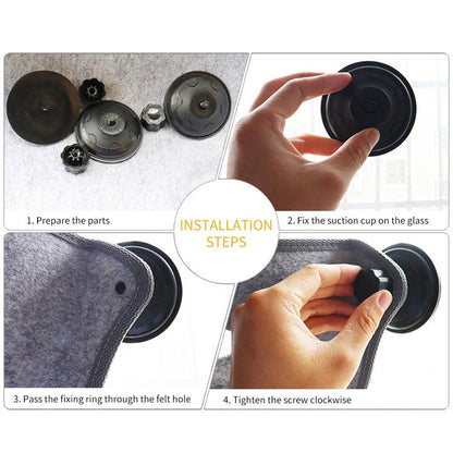 Cat Window Hammock With Strong Suction Cups - BestShop