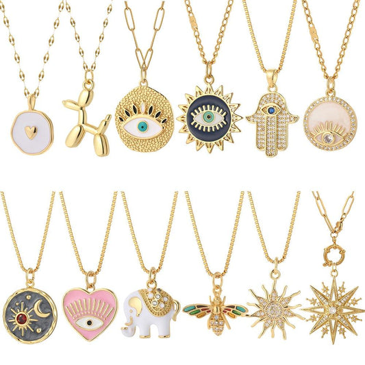 Cute Collars Long Stainless-Steel Necklace for Women - BestShop