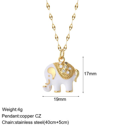 Cute Collars Long Stainless-Steel Necklace for Women - BestShop