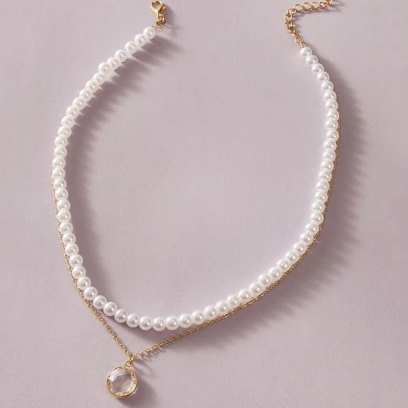 Elegant Jewelry Wedding Big Pearl Necklace For Women - BestShop