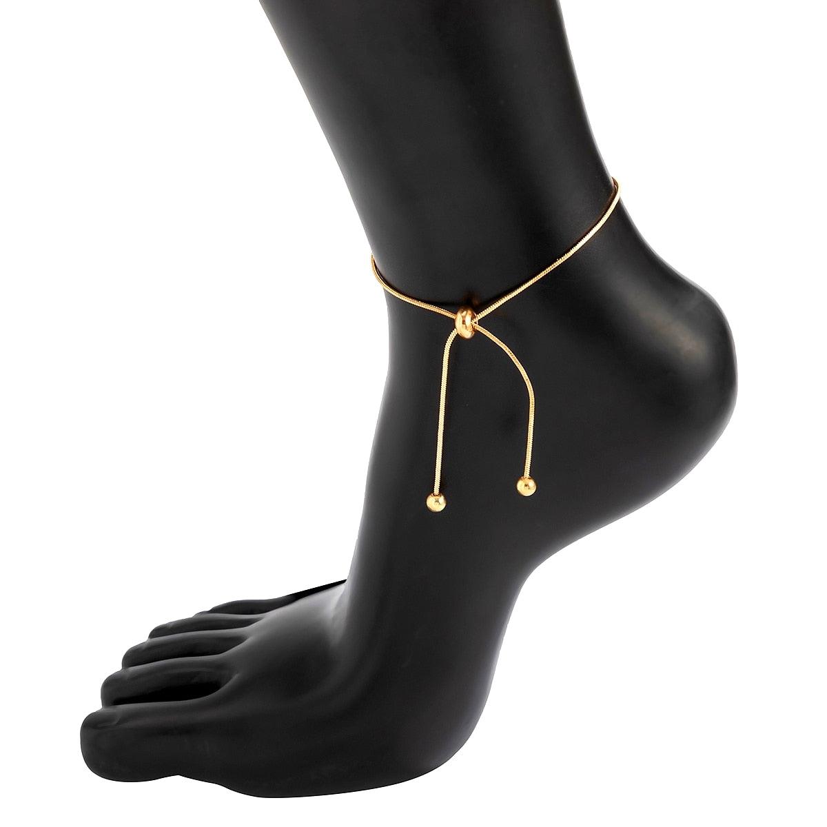 Ingemark Adjustable Chain Anklet Bracelet for Women - BestShop
