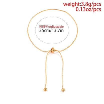 Ingemark Adjustable Chain Anklet Bracelet for Women - BestShop