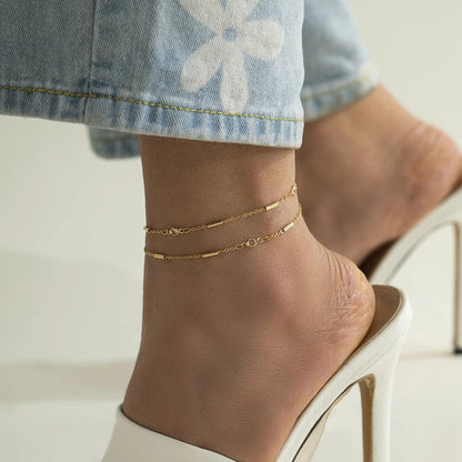 Ingemark Adjustable Chain Anklet Bracelet for Women - BestShop