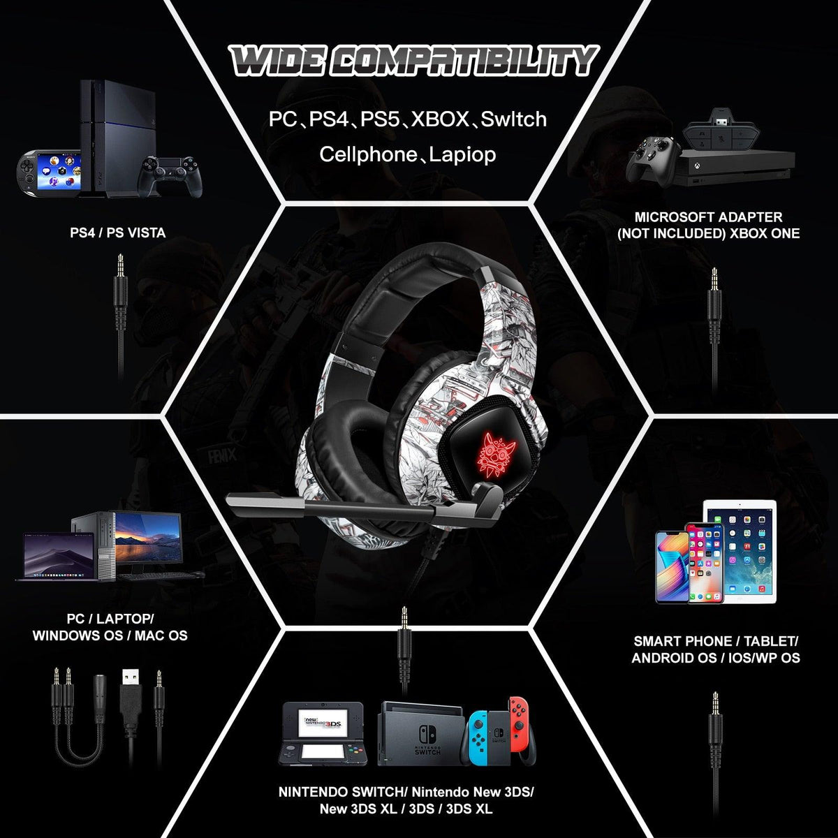 Onikuma Professional Gaming Headphone - BestShop