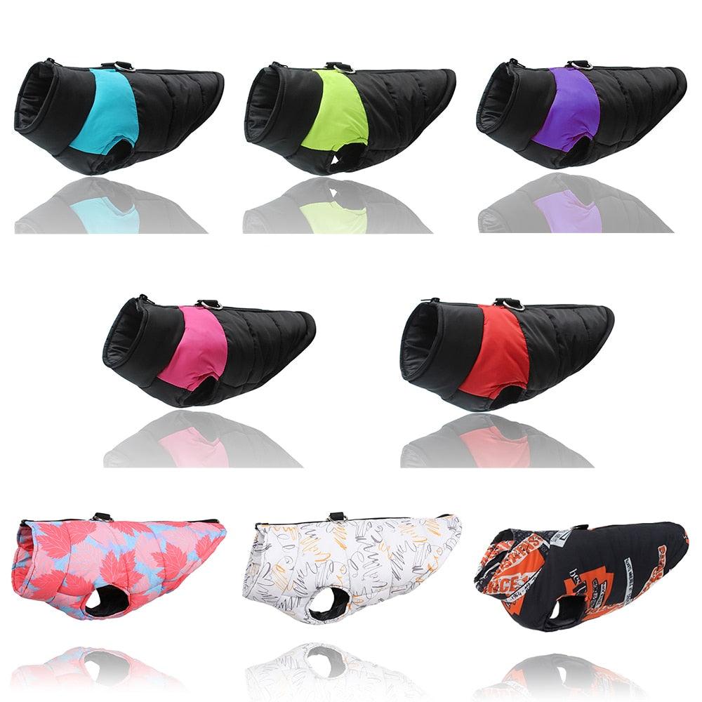 Padded Waterproof Pet Zipper Jacket For Dogs - BestShop