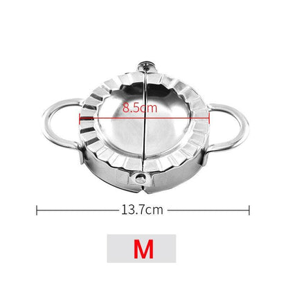 Stainless Steel Dumpling Maker Kitchen DIY Dumpling Mold and Dough Press Cutter Pie Ravioli Stuffing Press and Dumpling Peeler - BestShop