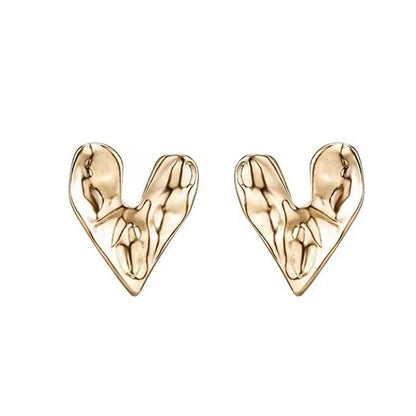 Uneven Heart Earring - BestShop